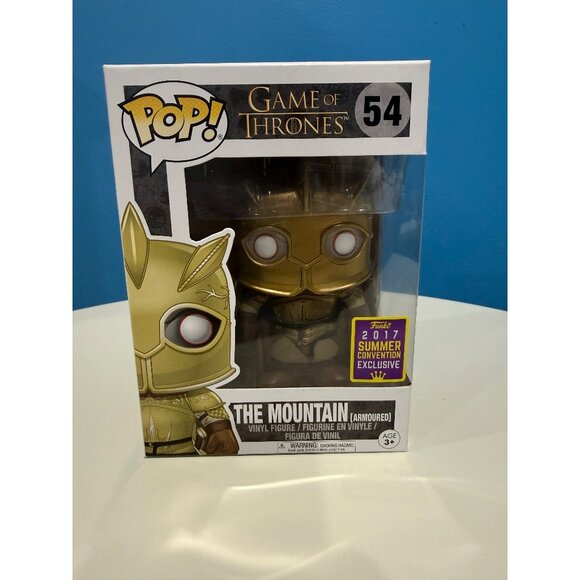 Funko Pop! Vinyl: Game of Thrones - The Mountain #54 Exclusive W Protector - Picture 1 of 5